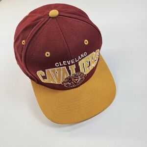 Men's Mitchell Ness Cleveland Cavaliers Snapback Hat NBA Trucker Basketball Cap